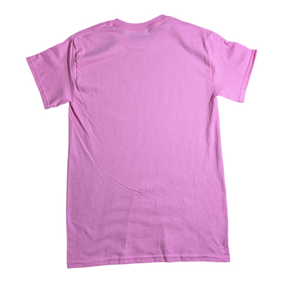 Cute - Gnome with Flowers - Graphic Tee - Pink - Size S - NWOT All Genders - Picture 7 of 7